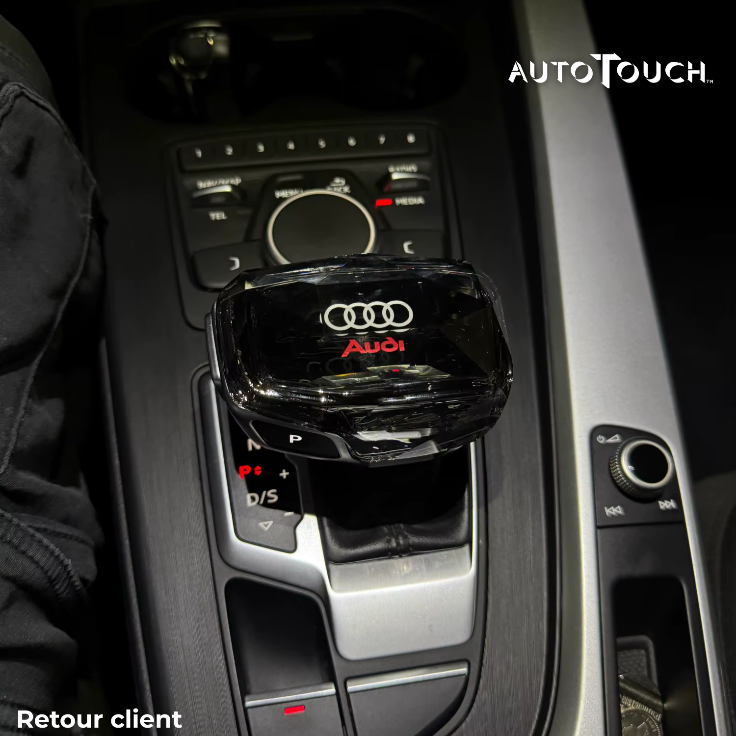 Pommeau de vitesse cristal - Audi AutoTouch   AutoTouch
