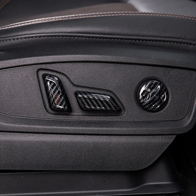 Insert en Carbone - Audi Q5 FY AutoTouch   AutoTouch Bouton de réglage du siège