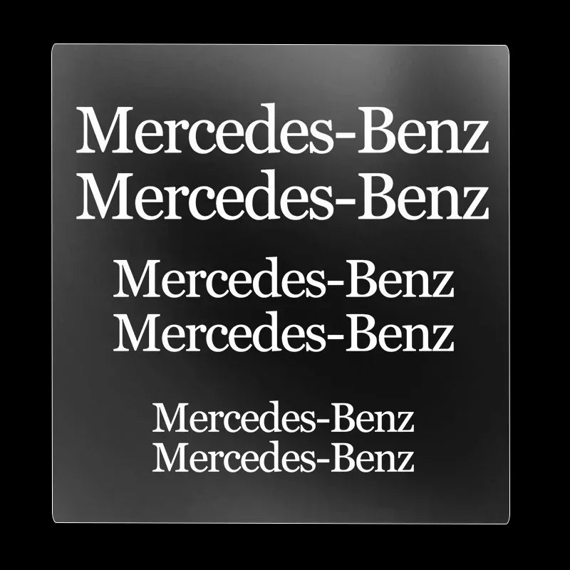Stickers d’étriers de frein - AMG Mercedes AutoTouch   AutoTouch Mercedes Benz Blanc / Planche de sticker