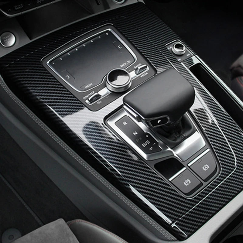 Insert en Carbone - Audi Q5 FY AutoTouch   AutoTouch Console centrale