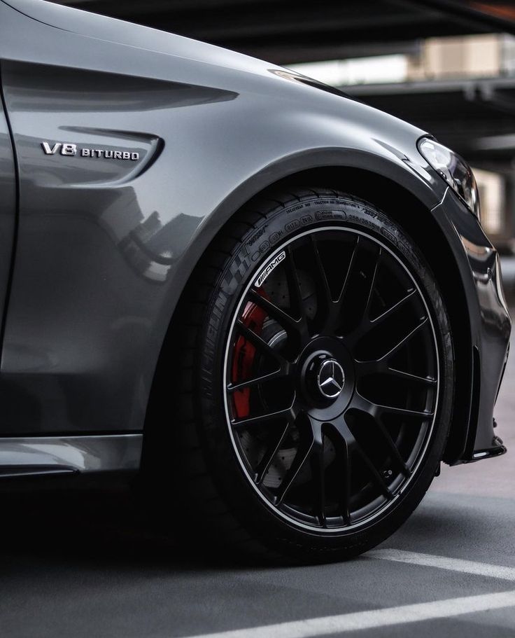 Badge arrière - Mercedes V8 BITURBO C63 AutoTouch   AutoTouch