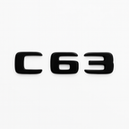 Badge arrière - Mercedes V8 BITURBO C63 AutoTouch   AutoTouch C63 - Noir