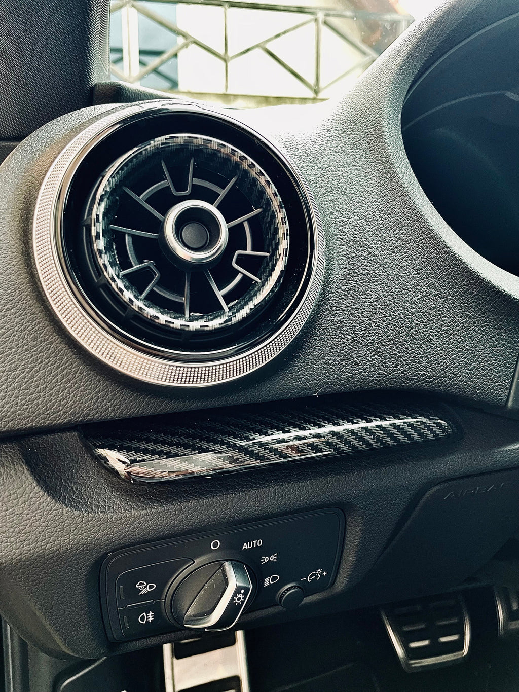 Insert en carbone Audi A3/S3/RS3 8V AutoTouch