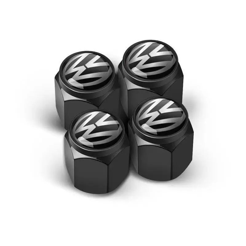 Bouchons de valve - Volkswagen AutoTouch   AutoTouch Noir Brillant