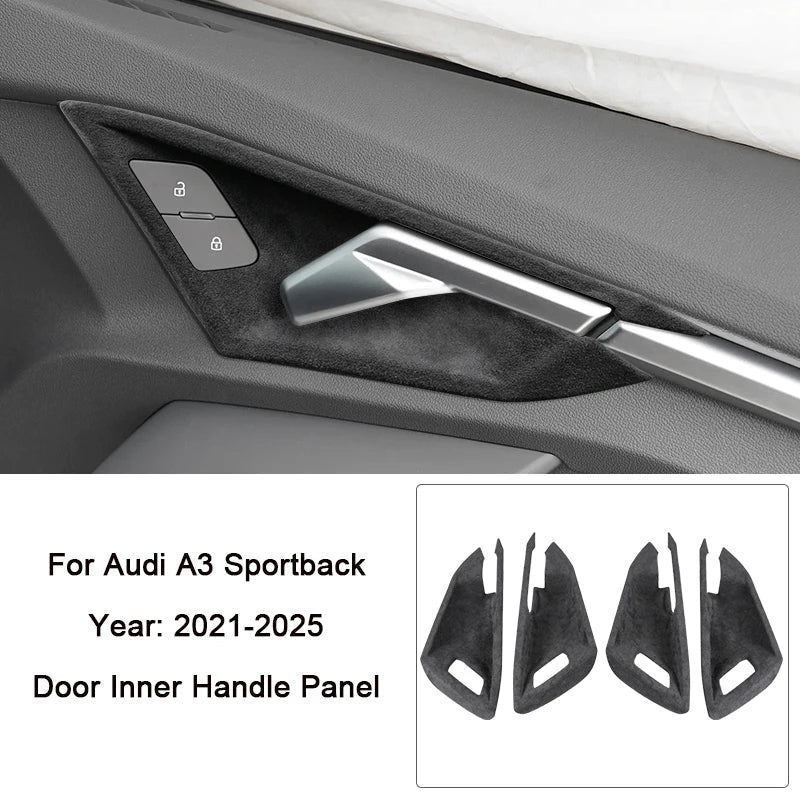 Insert en Alcantara - Audi A3/S3/RS3 8Y AutoTouch   AutoTouch Bouton de porte - Limousine