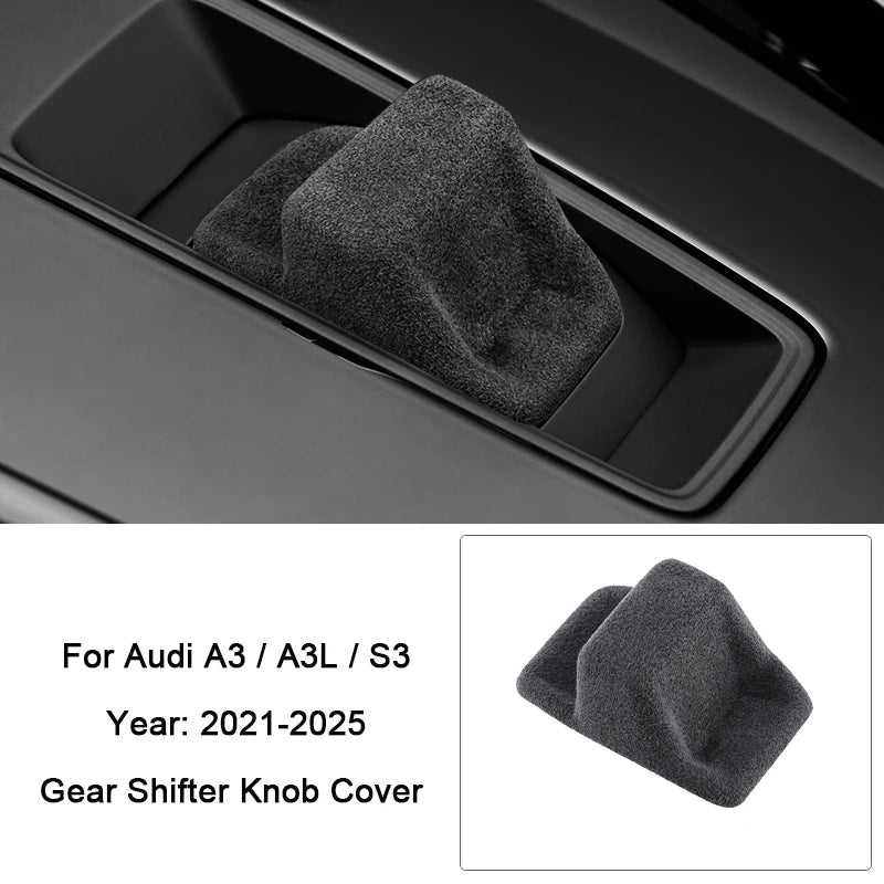 Insert en Alcantara - Audi A3/S3/RS3 8Y AutoTouch   AutoTouch Pommeau de vitesse