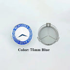 Cache-moyeux - Mercedes AutoTouch   AutoTouch Chrome/Bleu