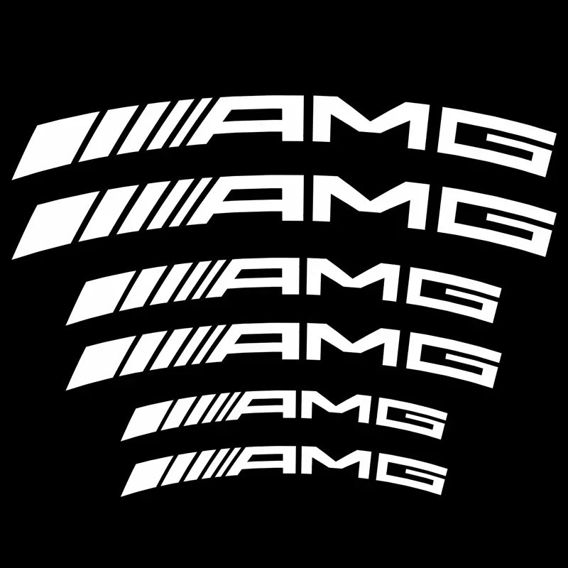 Stickers d’étriers de frein - AMG Mercedes AutoTouch   AutoTouch AMG Blanc / Planche de sticker
