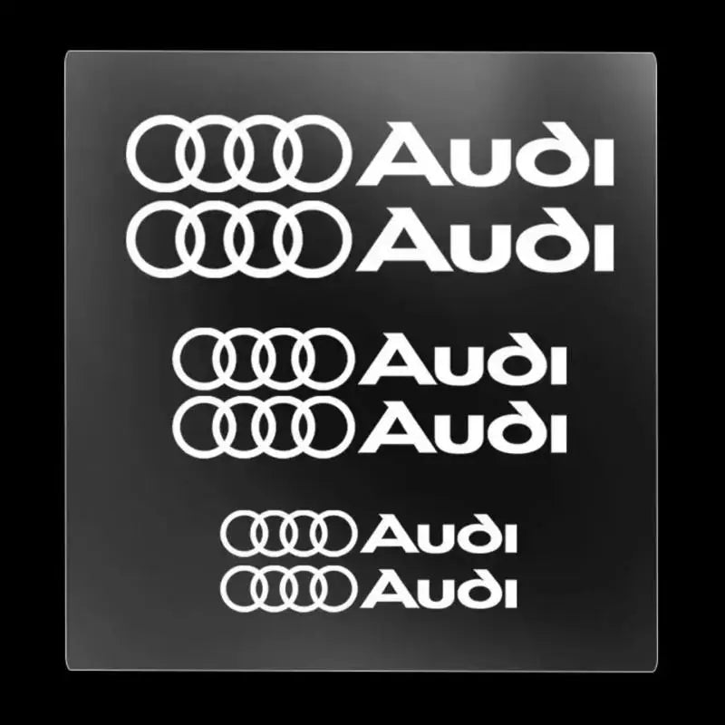 Stickers d’étriers de frein - Audi AutoTouch   AutoTouch Audi Blanc / Planche de sticker