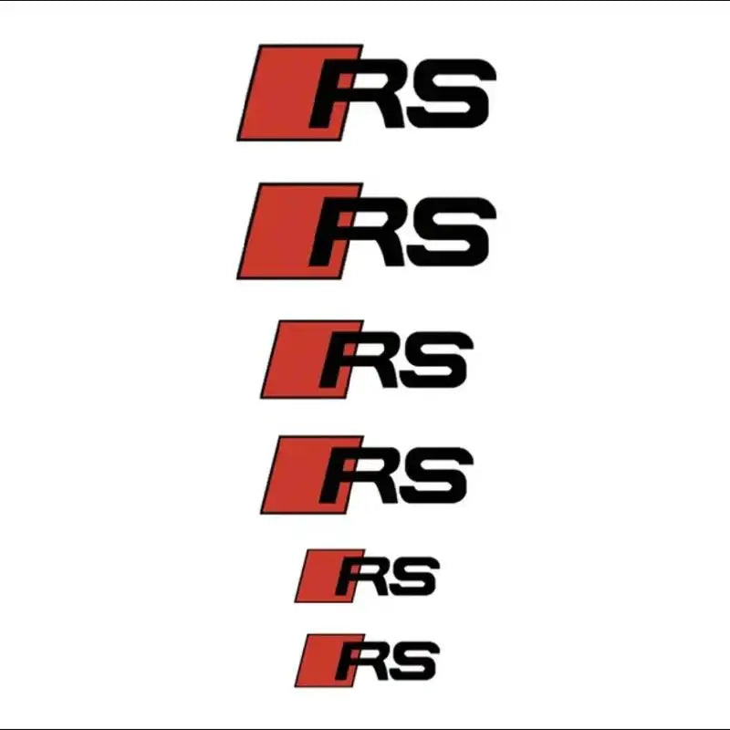 Stickers d’étriers de frein - Audi AutoTouch   AutoTouch RS Noir / Planche de sticker