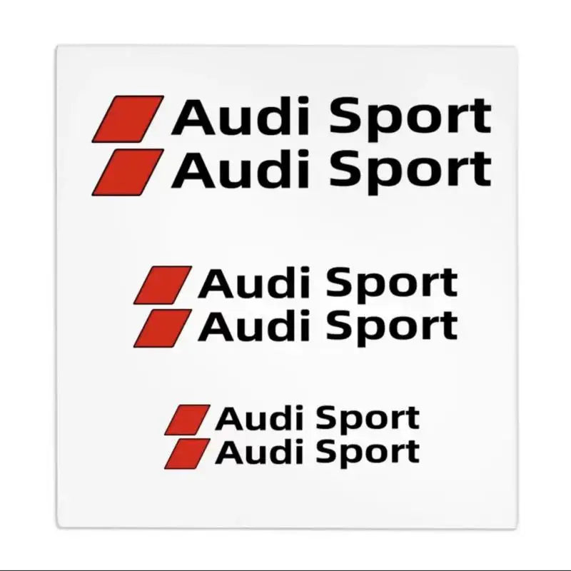 Stickers d’étriers de frein - Audi AutoTouch   AutoTouch Audi Sport Noir / Planche de sticker
