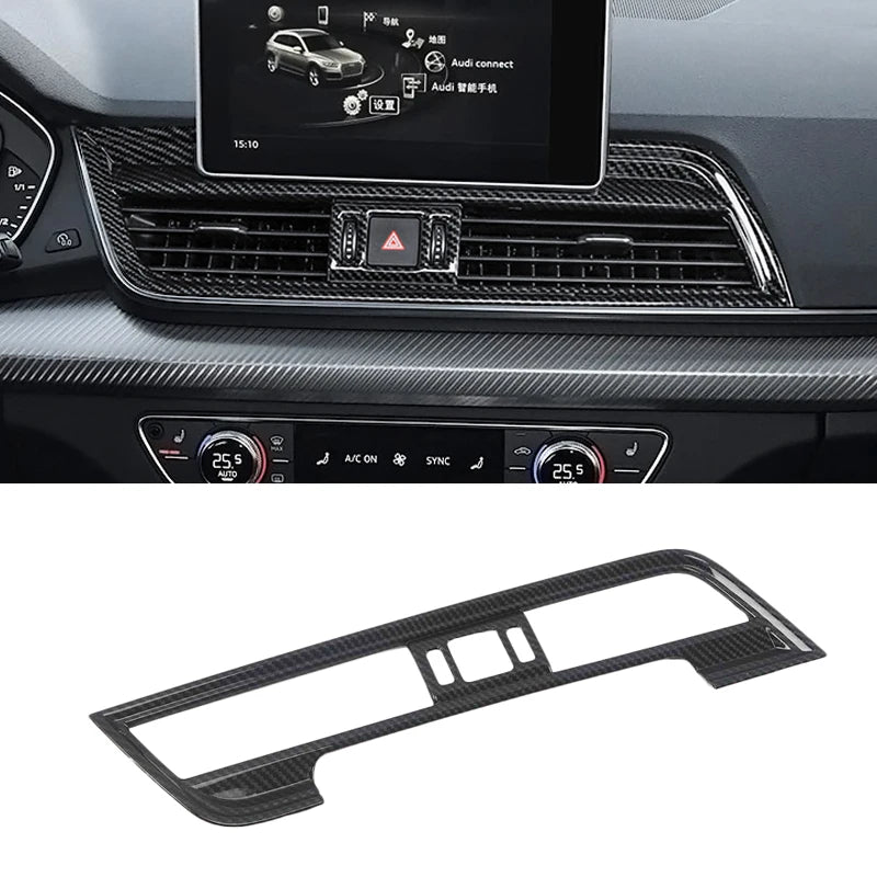 Insert en Carbone - Audi Q5 FY AutoTouch   AutoTouch Bouche d'aération centrale