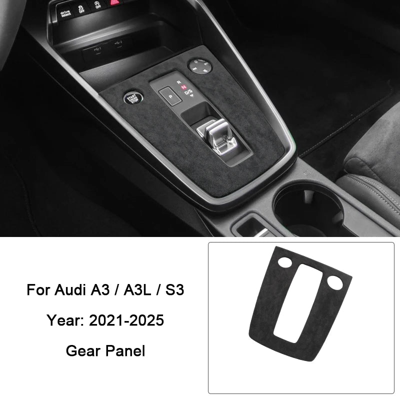 Insert en Alcantara - Audi A3/S3/RS3 8Y AutoTouch   AutoTouch Console central