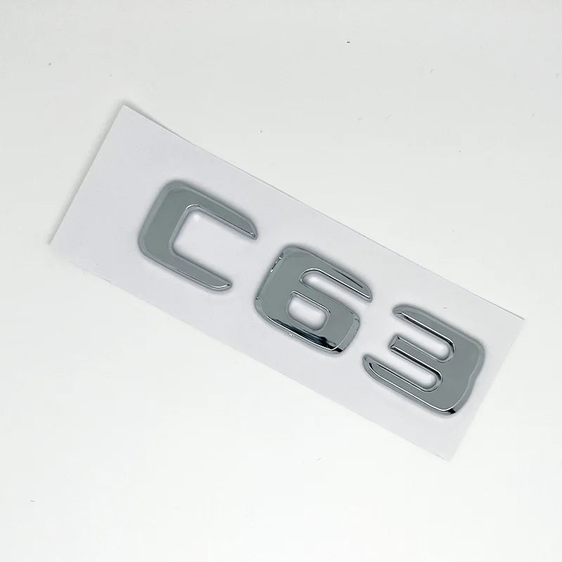 Badge arrière - Mercedes V8 BITURBO C63 AutoTouch   AutoTouch