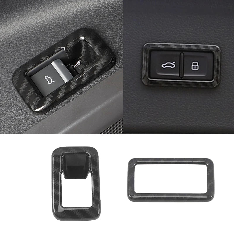 Insert en Carbone - Audi Q5 FY AutoTouch   AutoTouch Bouton de coffre x2