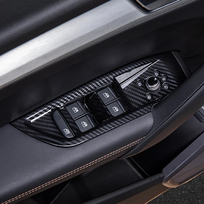 Insert en Carbone - Audi Q5 FY AutoTouch   AutoTouch Bouton de fenêtre