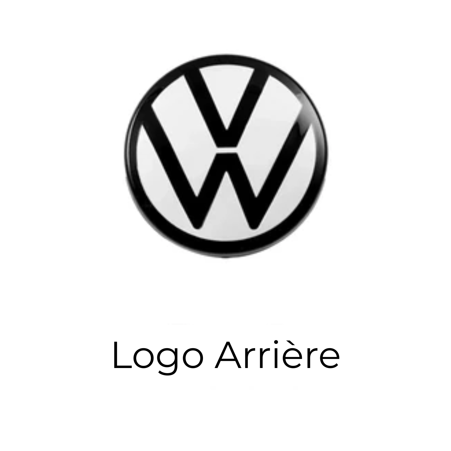 Logo/Badge - Volkswagen Golf & Polo AutoTouch   AutoTouch Blanc Arrière / Polo 2013-2016