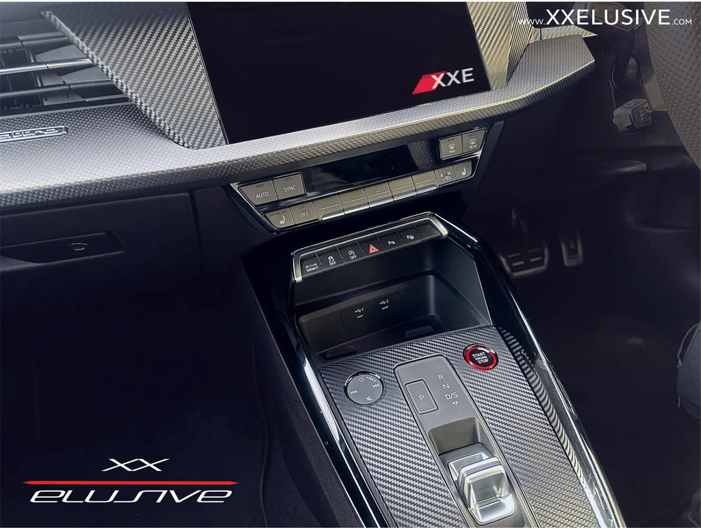 Kit stickers intérieurs carbone – Audi A3 8Y AutoTouch   AutoTouch Console centrale